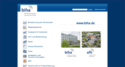 Desktop Screenshot of biha.de