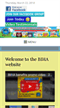Mobile Screenshot of biha.org.uk