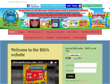 Tablet Screenshot of biha.org.uk